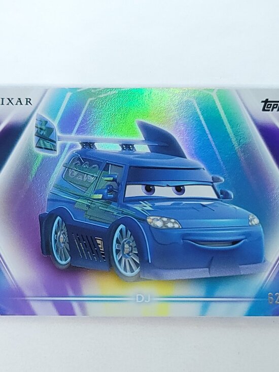 2026 Topps Disney Neon Hobby Box (Presell) DSNE | Vortex  DJ Topps 2026 Disney Neon Holo Parallel Refractor Limited 62/99
